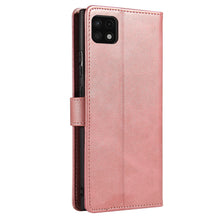 Заредете изображение във визуализатора на галерията – Magnet Case elegant bookcase type case with kickstand for Samsung Galaxy A22 4G pink - TopMag
