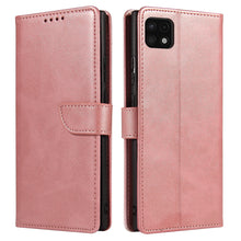 Заредете изображение във визуализатора на галерията – Magnet Case elegant bookcase type case with kickstand for Samsung Galaxy A22 4G pink - TopMag
