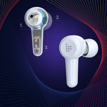 Заредете изображение във визуализатора на галерията – Tronsmart Apollo Air + TWS ANC Bluetooth 5.2 wireless earphones earbuds waterproof white (372453) - TopMag
