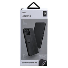 Заредете изображение във визуализатора на галерията – UNIQ etui book Journa iPhone 12 Pro Max 6,7" szary/dark grey - TopMag
