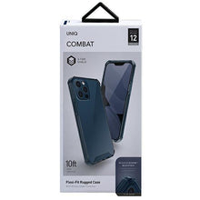 Заредете изображение във визуализатора на галерията – UNIQ etui Combat iPhone 12 Pro Max 6,7" niebieski/nautical blue - TopMag
