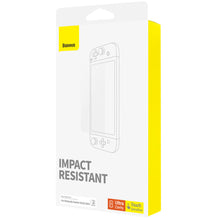Заредете изображение във визуализатора на галерията – Set of 2x Baseus Crystal tempered glass for Nintendo Switch OLED 2021 + mounting kit - transparent

