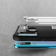 Заредете изображение във визуализатора на галерията – Hybrid Armor Case Tough Rugged Cover for Huawei P30 Lite silver
