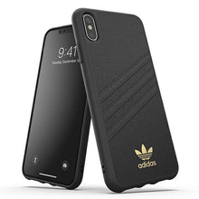 Заредете изображение във визуализатора на галерията – Adidas OR Moulded Case PU iPhone XS Max czarny/black 34998
