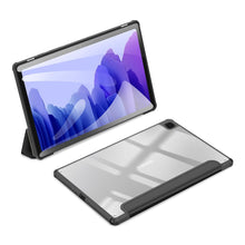 Заредете изображение във визуализатора на галерията – Dux Ducis Toby armored tough Smart Cover for Samsung Galaxy Tab A7 10.4'' 2020 with a holder for stylus pen black - TopMag
