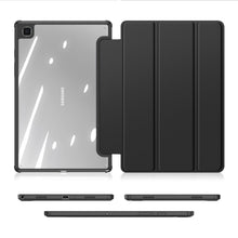 Заредете изображение във визуализатора на галерията – Dux Ducis Toby armored tough Smart Cover for Samsung Galaxy Tab A7 10.4'' 2020 with a holder for stylus pen black - TopMag
