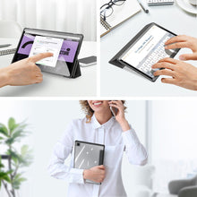 Заредете изображение във визуализатора на галерията – Dux Ducis Toby armored tough Smart Cover for Samsung Galaxy Tab A7 10.4'' 2020 with a holder for stylus pen black - TopMag
