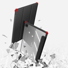 Заредете изображение във визуализатора на галерията – Dux Ducis Toby armored tough Smart Cover for Samsung Galaxy Tab A7 10.4'' 2020 with a holder for stylus pen black - TopMag
