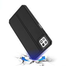Заредете изображение във визуализатора на галерията – DUX DUCIS Skin X Bookcase type case for Samsung Galaxy A22 5G black - TopMag
