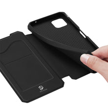 Заредете изображение във визуализатора на галерията – DUX DUCIS Skin X Bookcase type case for Samsung Galaxy A22 5G black - TopMag
