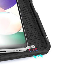 Заредете изображение във визуализатора на галерията – DUX DUCIS Skin X Bookcase type case for Samsung Galaxy A22 5G black - TopMag
