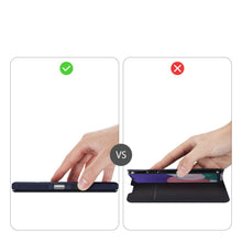 Заредете изображение във визуализатора на галерията – DUX DUCIS Skin X Bookcase type case for Samsung Galaxy A22 5G blue - TopMag
