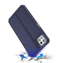 Заредете изображение във визуализатора на галерията – DUX DUCIS Skin X Bookcase type case for Samsung Galaxy A22 5G blue - TopMag
