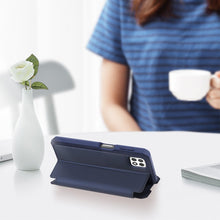 Заредете изображение във визуализатора на галерията – DUX DUCIS Skin X Bookcase type case for Samsung Galaxy A22 5G blue - TopMag
