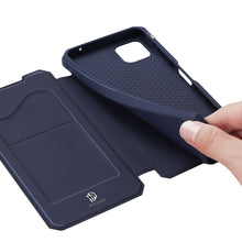 Заредете изображение във визуализатора на галерията – DUX DUCIS Skin X Bookcase type case for Samsung Galaxy A22 5G blue - TopMag

