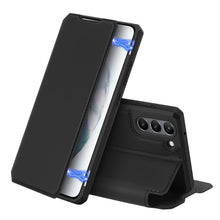 Заредете изображение във визуализатора на галерията – DUX DUCIS Skin X Bookcase type case for Samsung Galaxy S21 FE black - TopMag

