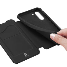 Заредете изображение във визуализатора на галерията – DUX DUCIS Skin X Bookcase type case for Samsung Galaxy S21 FE black - TopMag

