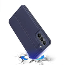 Заредете изображение във визуализатора на галерията – DUX DUCIS Skin X Bookcase type case for Samsung Galaxy S21 FE blue - TopMag
