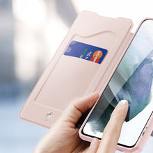 Заредете изображение във визуализатора на галерията – DUX DUCIS Skin X Bookcase type case for Samsung Galaxy S21 FE pink - TopMag
