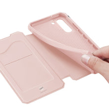 Заредете изображение във визуализатора на галерията – DUX DUCIS Skin X Bookcase type case for Samsung Galaxy S21 FE pink - TopMag
