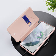 Заредете изображение във визуализатора на галерията – DUX DUCIS Skin X Bookcase type case for Samsung Galaxy S21 FE pink - TopMag
