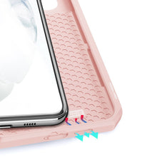Заредете изображение във визуализатора на галерията – DUX DUCIS Skin X Bookcase type case for Samsung Galaxy S21 FE pink - TopMag
