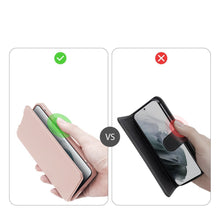 Заредете изображение във визуализатора на галерията – DUX DUCIS Skin X Bookcase type case for Samsung Galaxy S21 FE pink - TopMag
