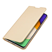 Заредете изображение във визуализатора на галерията – Dux Ducis Skin Pro Bookcase type case for Samsung Galaxy A03s golden - TopMag
