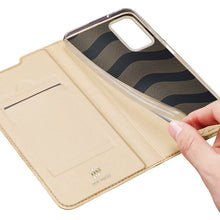 Заредете изображение във визуализатора на галерията – Dux Ducis Skin Pro Bookcase type case for Samsung Galaxy A03s golden - TopMag
