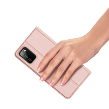 Заредете изображение във визуализатора на галерията – Dux Ducis Skin Pro Bookcase type case for Samsung Galaxy A03s pink - TopMag
