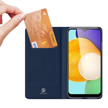 Заредете изображение във визуализатора на галерията – Dux Ducis Skin Pro Bookcase type case for Samsung Galaxy A03s blue - TopMag
