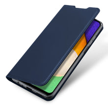 Заредете изображение във визуализатора на галерията – Dux Ducis Skin Pro Bookcase type case for Samsung Galaxy A03s blue - TopMag
