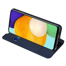 Заредете изображение във визуализатора на галерията – Dux Ducis Skin Pro Bookcase type case for Samsung Galaxy A03s blue - TopMag
