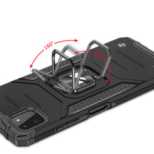Заредете изображение във визуализатора на галерията – Wozinsky Ring Armor Case Kickstand Tough Rugged Cover for Samsung Galaxy A22 4G pink - TopMag
