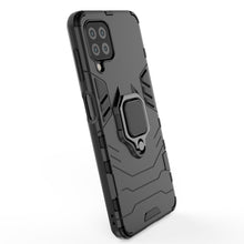 Заредете изображение във визуализатора на галерията – Ring Armor Case Kickstand Tough Rugged Cover for Samsung Galaxy A22 4G black - TopMag
