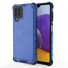 Заредете изображение във визуализатора на галерията – Honeycomb Case armor cover with TPU Bumper for Samsung Galaxy A22 4G blue - TopMag
