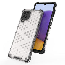 Заредете изображение във визуализатора на галерията – Honeycomb Case armor cover with TPU Bumper for Samsung Galaxy A22 4G blue - TopMag
