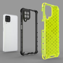 Заредете изображение във визуализатора на галерията – Honeycomb Case armor cover with TPU Bumper for Samsung Galaxy A22 4G green - TopMag
