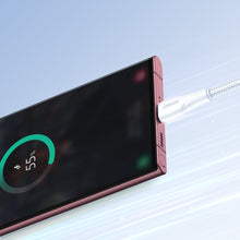 Заредете изображение във визуализатора на галерията – Joyroom USB cable - USB C 3A Surpass Series for fast charging and data transfer 0.25 m white (S-UC027A11)
