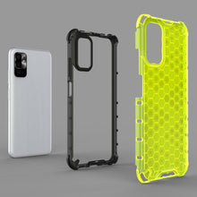 Заредете изображение във визуализатора на галерията – Honeycomb Case armor cover with TPU Bumper for Xiaomi Redmi Note 10 5G / Poco M3 Pro green - TopMag
