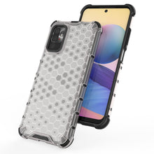 Заредете изображение във визуализатора на галерията – Honeycomb Case armor cover with TPU Bumper for Xiaomi Redmi Note 10 5G / Poco M3 Pro transparent - TopMag
