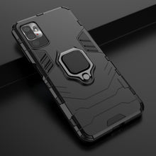 Заредете изображение във визуализатора на галерията – Ring Armor Case Kickstand Tough Rugged Cover for Xiaomi Redmi Note 10 5G / Poco M3 Pro black - TopMag
