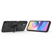 Заредете изображение във визуализатора на галерията – Ring Armor Case Kickstand Tough Rugged Cover for Xiaomi Redmi Note 10 5G / Poco M3 Pro black - TopMag
