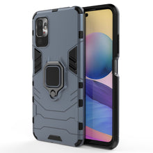 Заредете изображение във визуализатора на галерията – Ring Armor Case Kickstand Tough Rugged Cover for Xiaomi Redmi Note 10 5G / Poco M3 Pro blue - TopMag
