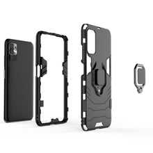 Заредете изображение във визуализатора на галерията – Ring Armor Case Kickstand Tough Rugged Cover for Xiaomi Redmi Note 10 5G / Poco M3 Pro blue - TopMag
