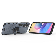 Заредете изображение във визуализатора на галерията – Ring Armor Case Kickstand Tough Rugged Cover for Xiaomi Redmi Note 10 5G / Poco M3 Pro blue - TopMag
