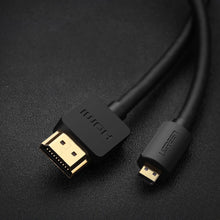 Заредете изображение във визуализатора на галерията – Ugreen HD127 micro HDMI - HDMI 2.0 cable 1 m - black
