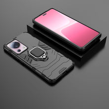Заредете изображение във визуализатора на галерията – Ring Armor case for Xiaomi 13 Lite armored cover magnetic holder ring black
