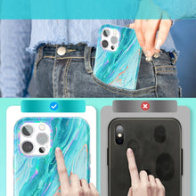 Заредете изображение във визуализатора на галерията – Kingxbar Watercolor Series color case for iPhone 12 Pro / iPhone 12 pink-green - TopMag
