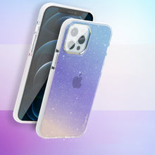 Заредете изображение във визуализатора на галерията – Kingxbar Ombre Case Back Cover for iPhone 12 Pro Max Blue-violet - TopMag
